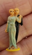 ANTIQUE DOLLHOUSE CELLULOID SWEET  COUPLE FIG...