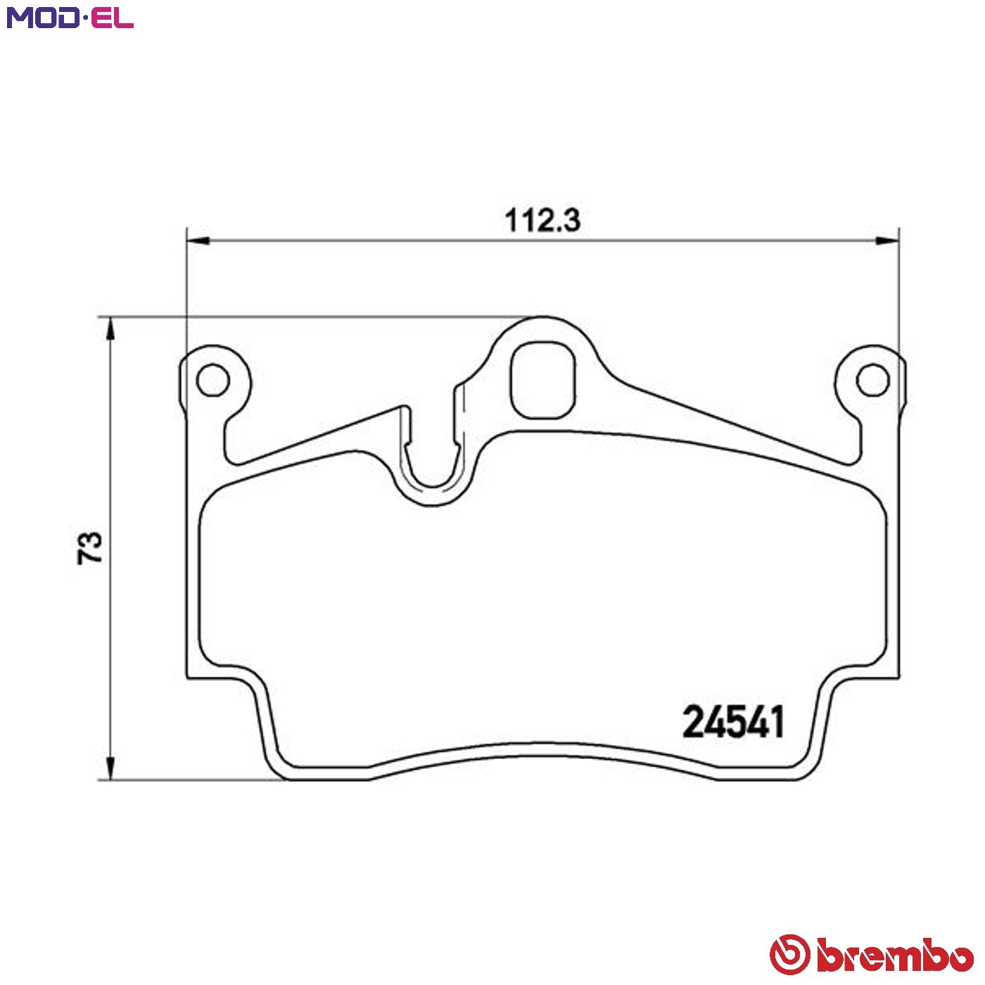 BRAKE PAD SET DISC BRAKE P 65 028 FOR PORSCHE BOXSTER/718/Spyder CAYMAN 2.5L
