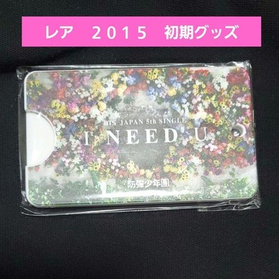 Official BTS BTS I NEED U Japan Shibuya Marui Pass Case Postcard Mint