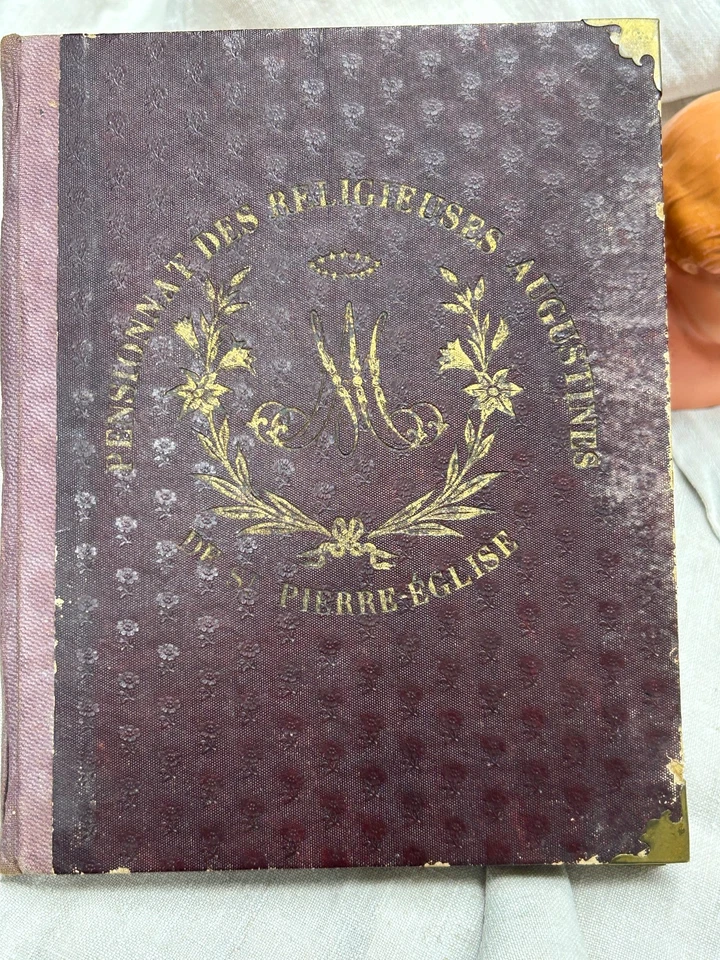 Cahier Manuscrit Epistolaire 1871 Pensionnat Religieuses St Pierre Eglise Rare - Photo 2/4