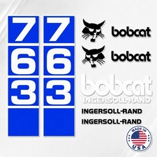 Fits Bobcat 763 SET Skid Steer Vinyl Decals - Reproduction
