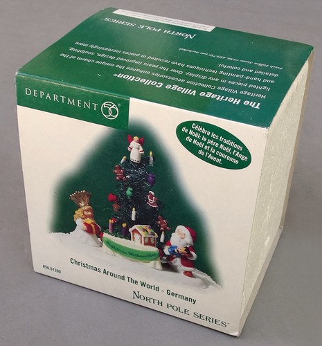 Christmas Around the World Dept 56 North Pole Santa Claus Figurine Germany 57200 - Picture 3 of 3