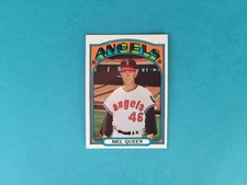 1972 Topps #196 Mel Queen California Angels Baseball Card EX/NM
