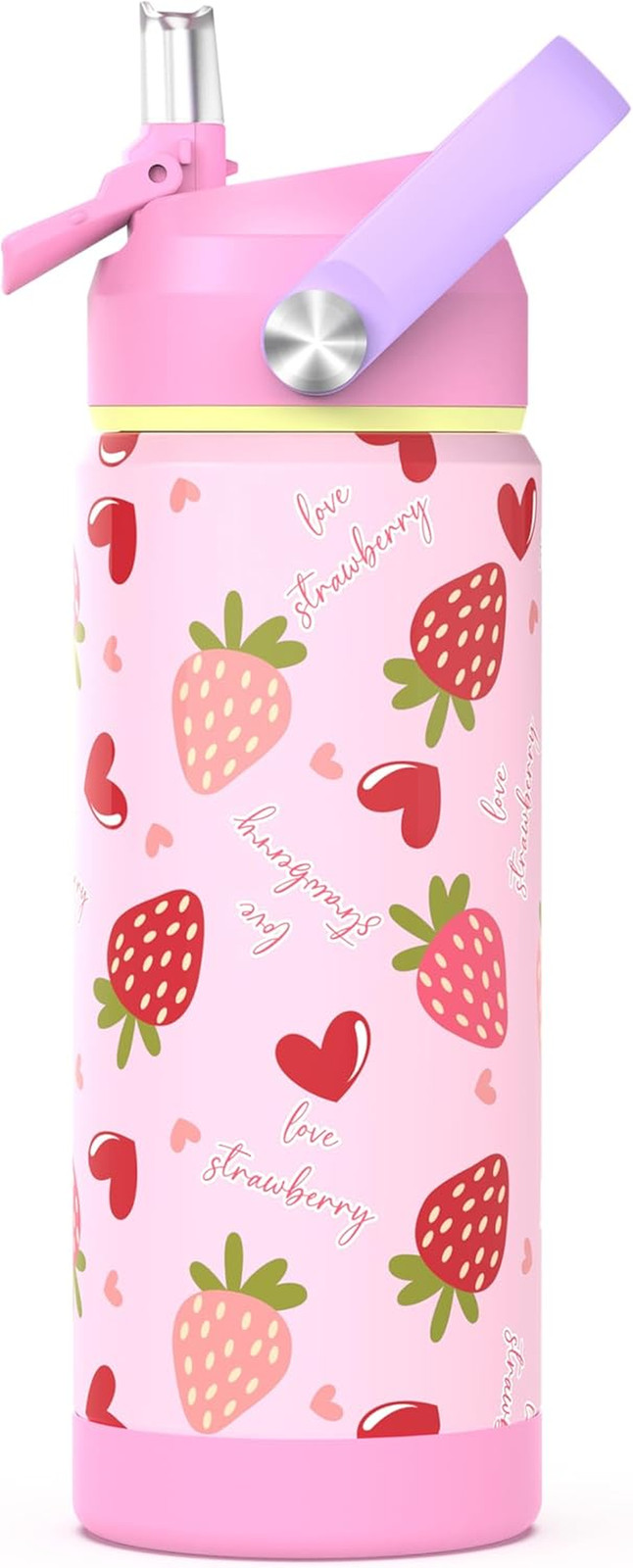 For School，kids 18 Oz Insulated Stainless Steel Cup Wit