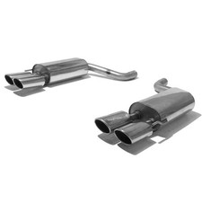 FOX Endschalld&auml;mpfer Duplex je 2x115x85 Mercedes S-Klasse Coupe CL215 CL 500 600