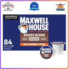 Maxwell House House Blend Medium Roast K-Cup Coffee Pods 84 Pods