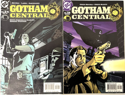 GOTHAM CENTRAL.  NUMBER'S 18 & 24. (2 ISSUE 2004 LOT).  DC COMICS.