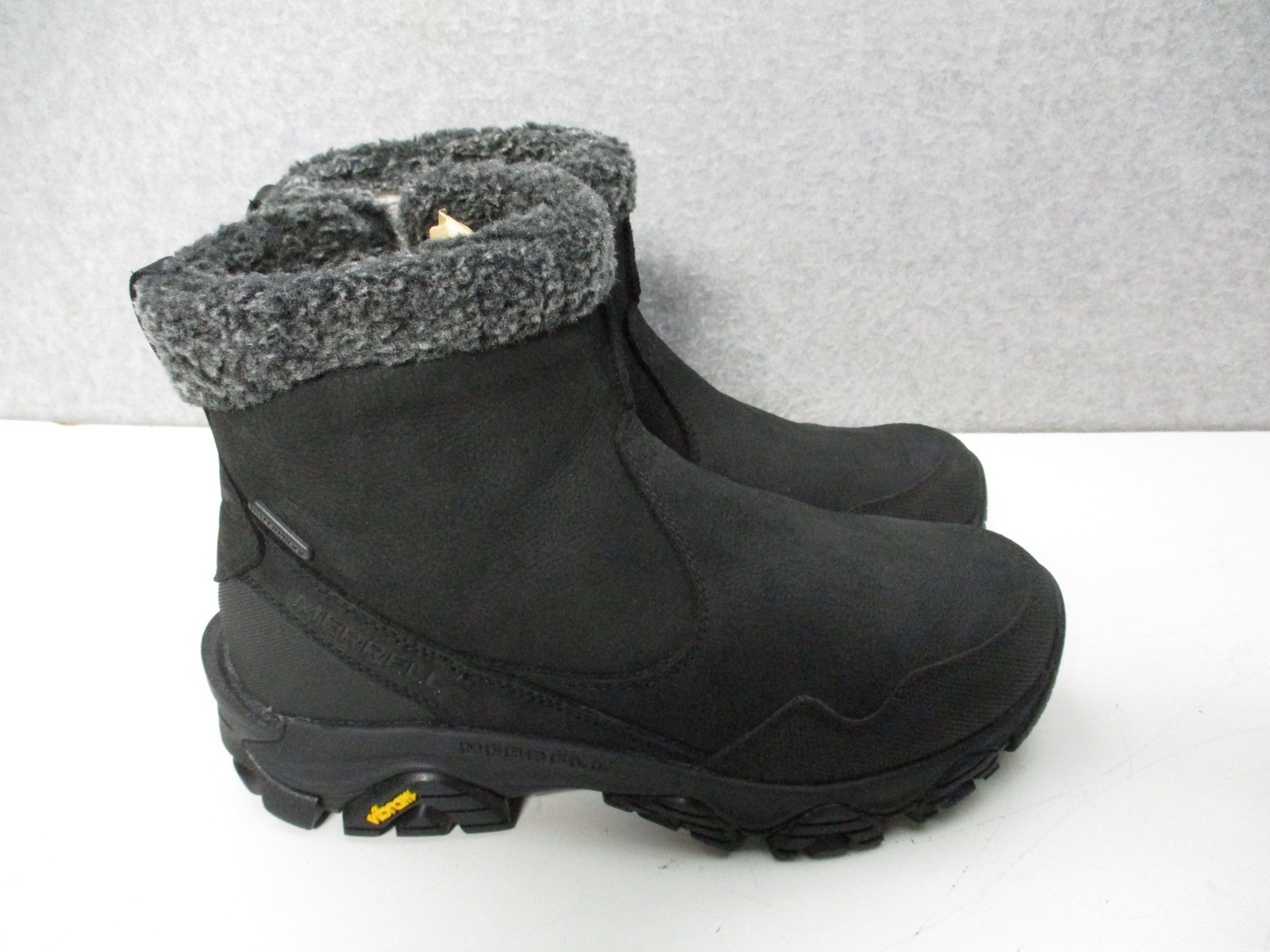 Merrell Coldp 3 stivali neri impermeabili con zip termica da donna taglia 7 5