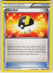 Ultra Ball 90/101 Plasma Blast Uncommon Trainer