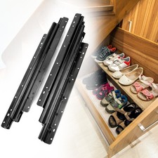 Heavy Duty Drawer Runners Slides for Under Stairs Storage 400-900mm, Full Exten