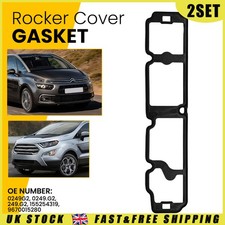 2SET Rocker Cover Gasket fits FORD FIESTA 1.4D 1.5D 1.6D 08+ 1704086 AV6Q6P038AA