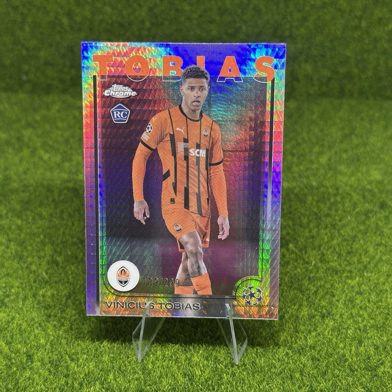 2024 Topps Chrome UEFA Club Competitions /299 Vinicius Tobias Vinícius Rookie RC