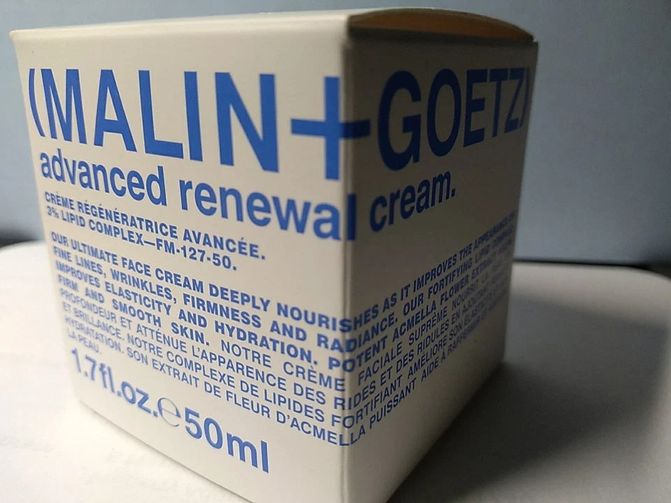 MALIN+GOETZ Advanced Renewal Cream 3% Lipid Complex 1.7oz NEW IN BOX - Image 2 of 4
