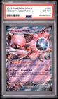 2025 POKEMON DRI EN-DESTINED RIVALS #081 TEAM ROCKET'S MEWTWO EX PSA 8