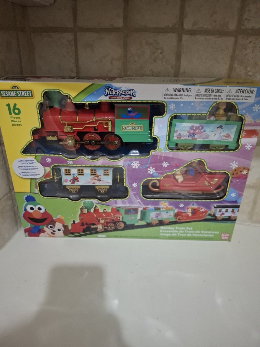 ELMO スコープレンズ 16-CLシリーズ セット RARE Sesame Street Elmo Musical Light Up Train Set Christmas 16pc