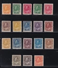 Canada Stamps #104-122 Mint Hinged