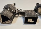Vintage Dansk Silver Plated Paperweights,  Animals, Partial Collection(6) — photo 9