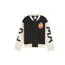 PUMA Moody Cat Full Zip Bomber Jacket Youth Boys Black Casual Athletic Outerwear