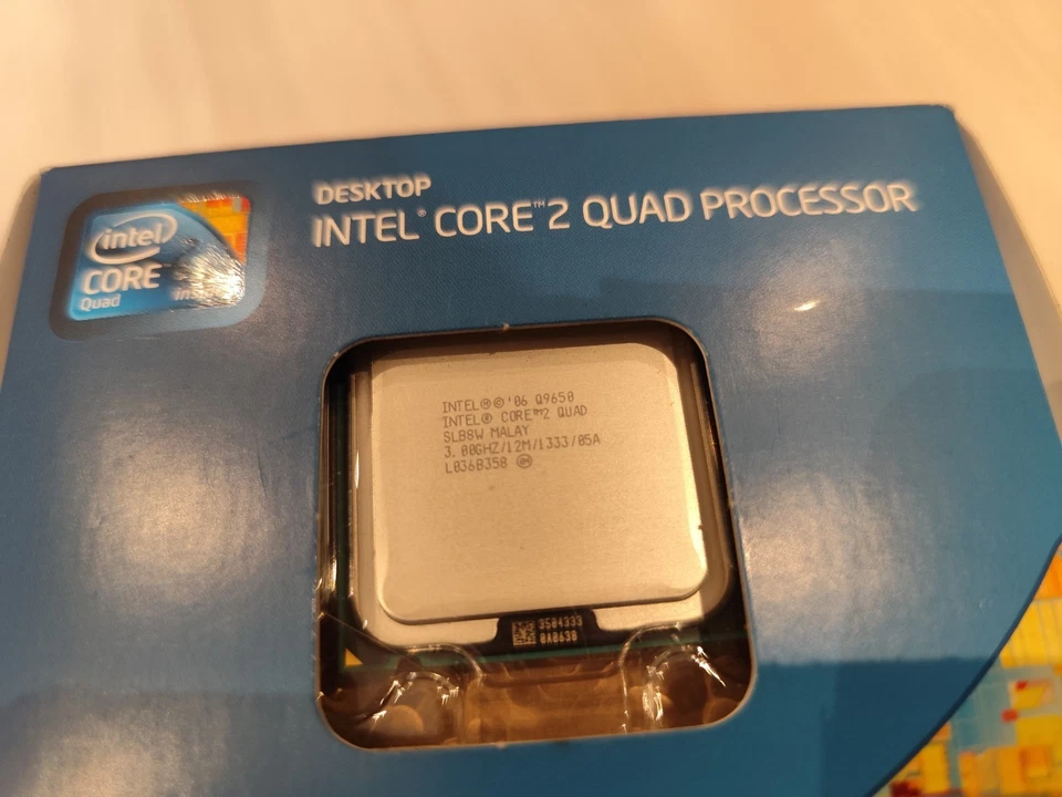 Intel Core 2 Quad Q9650 3 GHz Neu Boxed Ungeöffnet Sammler 775 Cpu - Bild 4 von 4