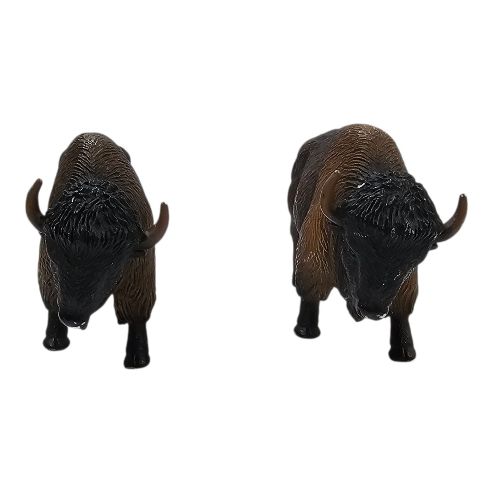 Mojo American Bison Buffalo Wild Life 2010 Figures Hand Painted Realistic Toys