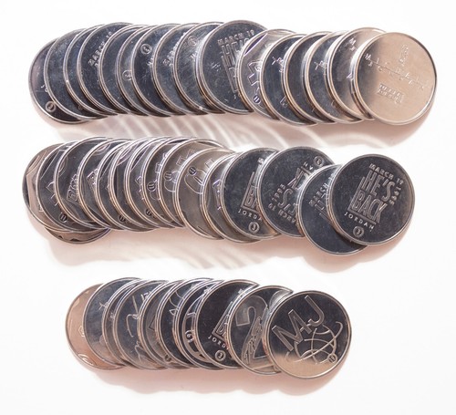 Brand New (5) Different Michael Jordan Pog Metal Slammers, Street Kaps, Random - Picture 2 of 2