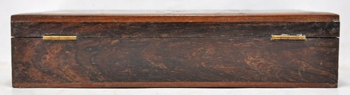 Antique Teak Wood Inlay Work Jewellery Box Original Old Very Fine Hand Crafted - Picture 5 of 10