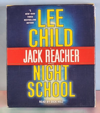 2016 Night School read by Dick Hill Audiobook 6-CD Set Lee Child Jack Reacher