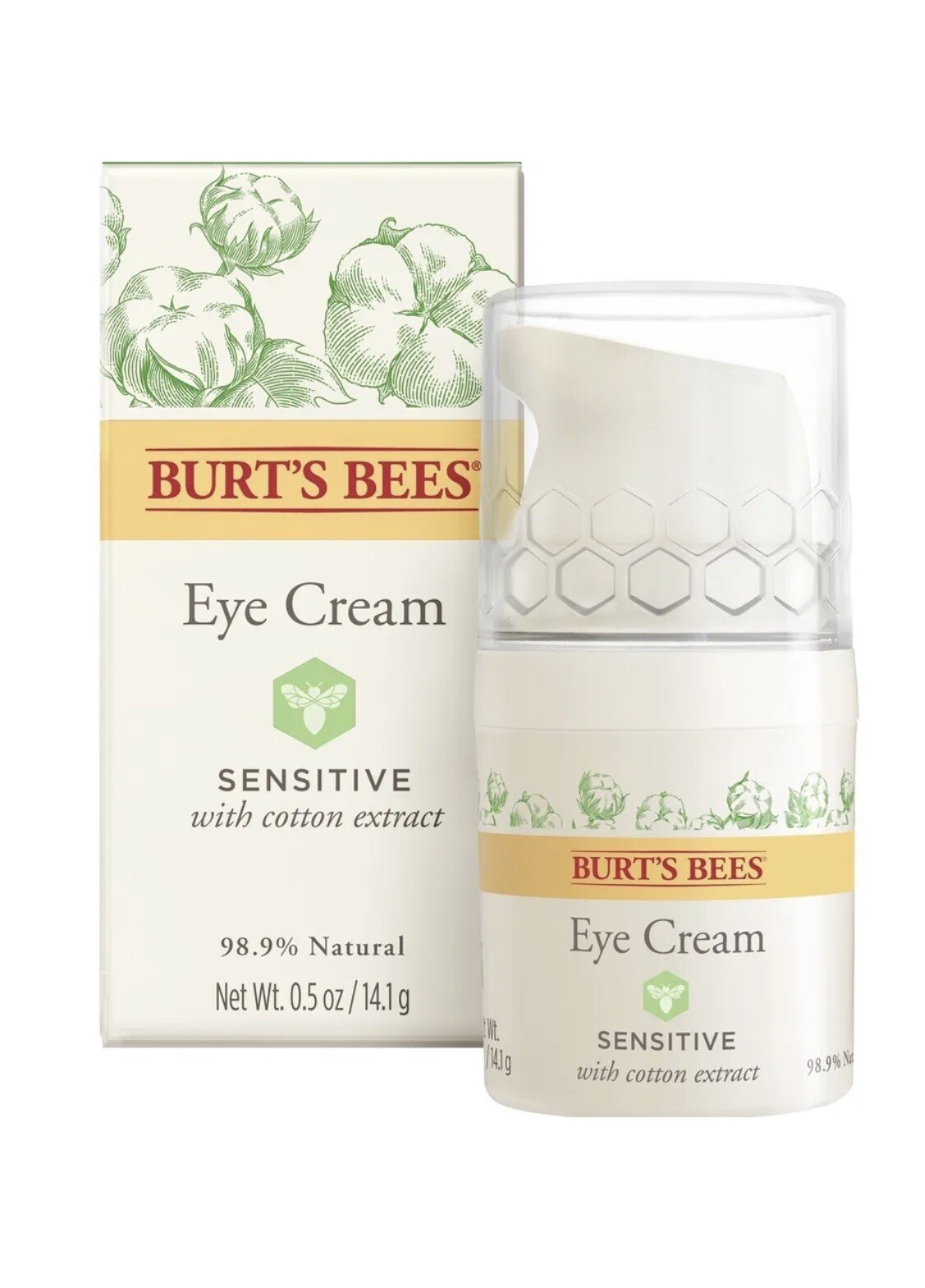Burt's Bees Sensitive Solutions Calming Eye Cream with Aloe & Rice Milk