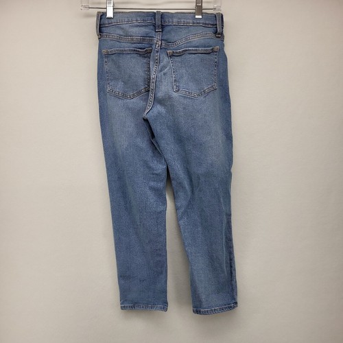 OLD NAVY GIRLS JEANS BLUE SIZE 12 YOUTH STRETCH DENIM SKINNY BUTTON FLY ANKLE - Picture 15 of 19
