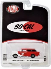 New Acme Greenlight Exclusive 1:64 So-Cal 1955 Chevrolet Bel Air Nomad 51340