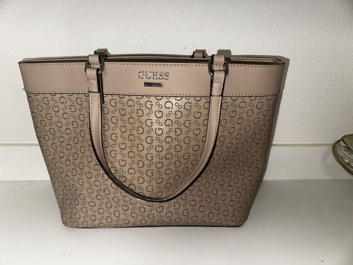 Guess Los Angeles Handbag Beige | eBay