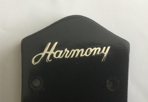 VINTAGE HARMONY GUITAR HEADSTOCK LOGO - Picture 1 of 10