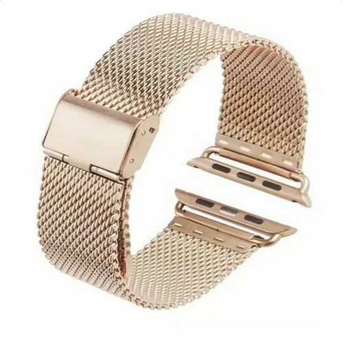 Correa de bucle milanés de acero inoxidable para Apple Watch Series 7 6 5 4 3 - Imagen 11 de 23