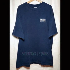VINTAGE FOX NETWORK T-SHIRT XXL embroidered logo 90s RARE X-Files MadTV Simpsons