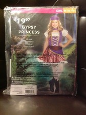 NWT Girls Gypsy Princess Halloween Costume