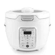 Aroma 20-Cup Electric Rice Cooker, White Digital Cooker