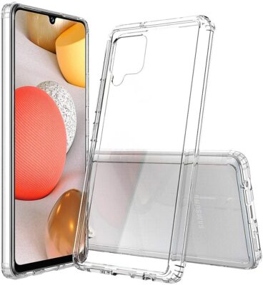 For Samsung Galaxy A42 SM-A426 Shockproof Clear Rubber Phone Case Hard Cover
