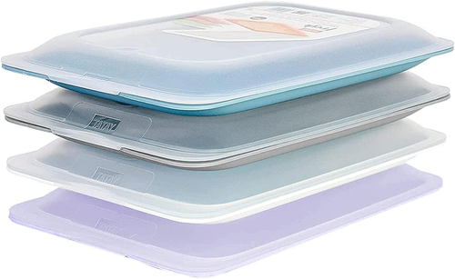 Set of 4 Cold Meat Containers with Lid BPA Free Reusable Stackable Dishwasher... - Picture 5 of 12