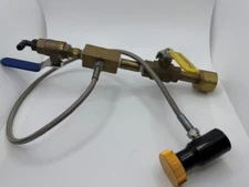 Used  CO2 Dual Valve Fill Station for Paintball Tank refills USED Untested