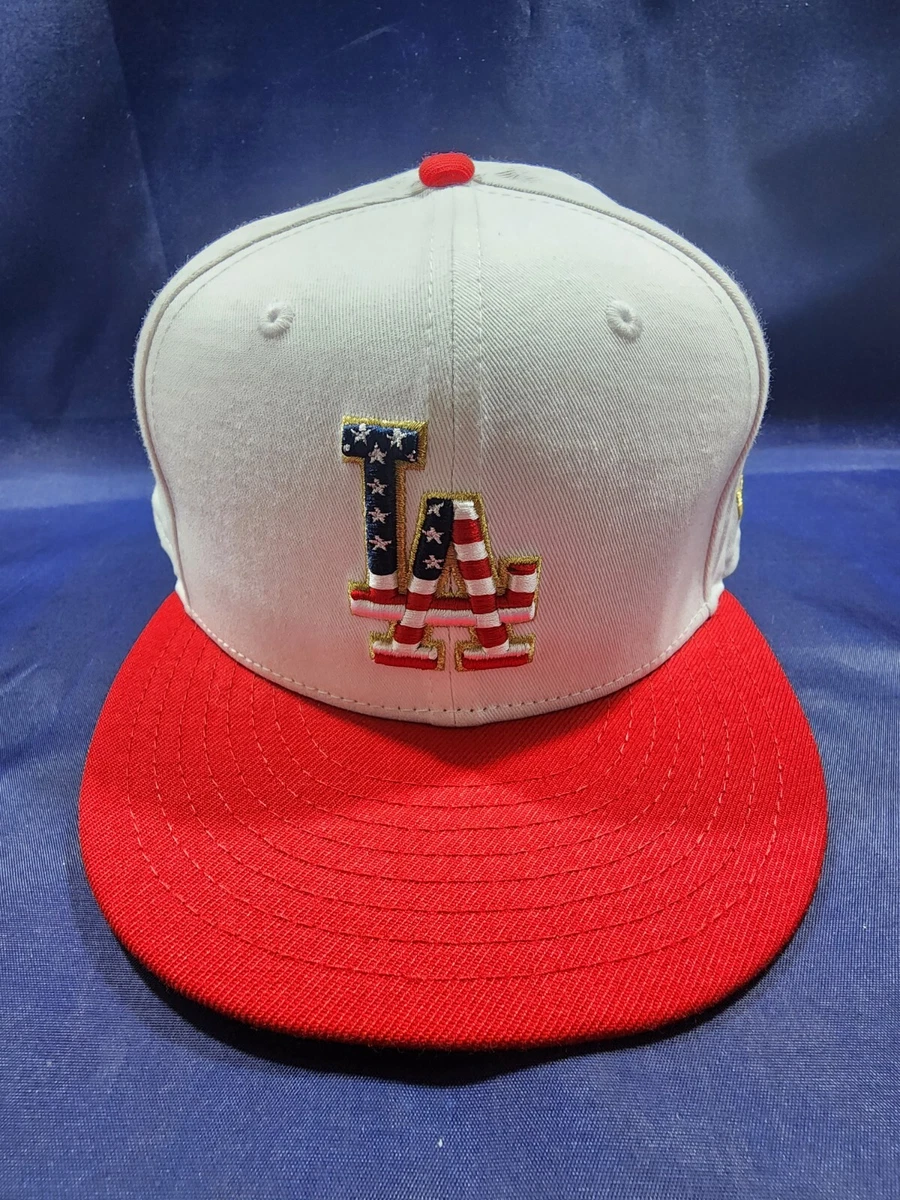 La dodgers american flag hat 2025