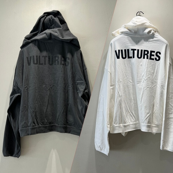 Vultures 2 Korea Merch Exclusive Hoodie 2024 White Black