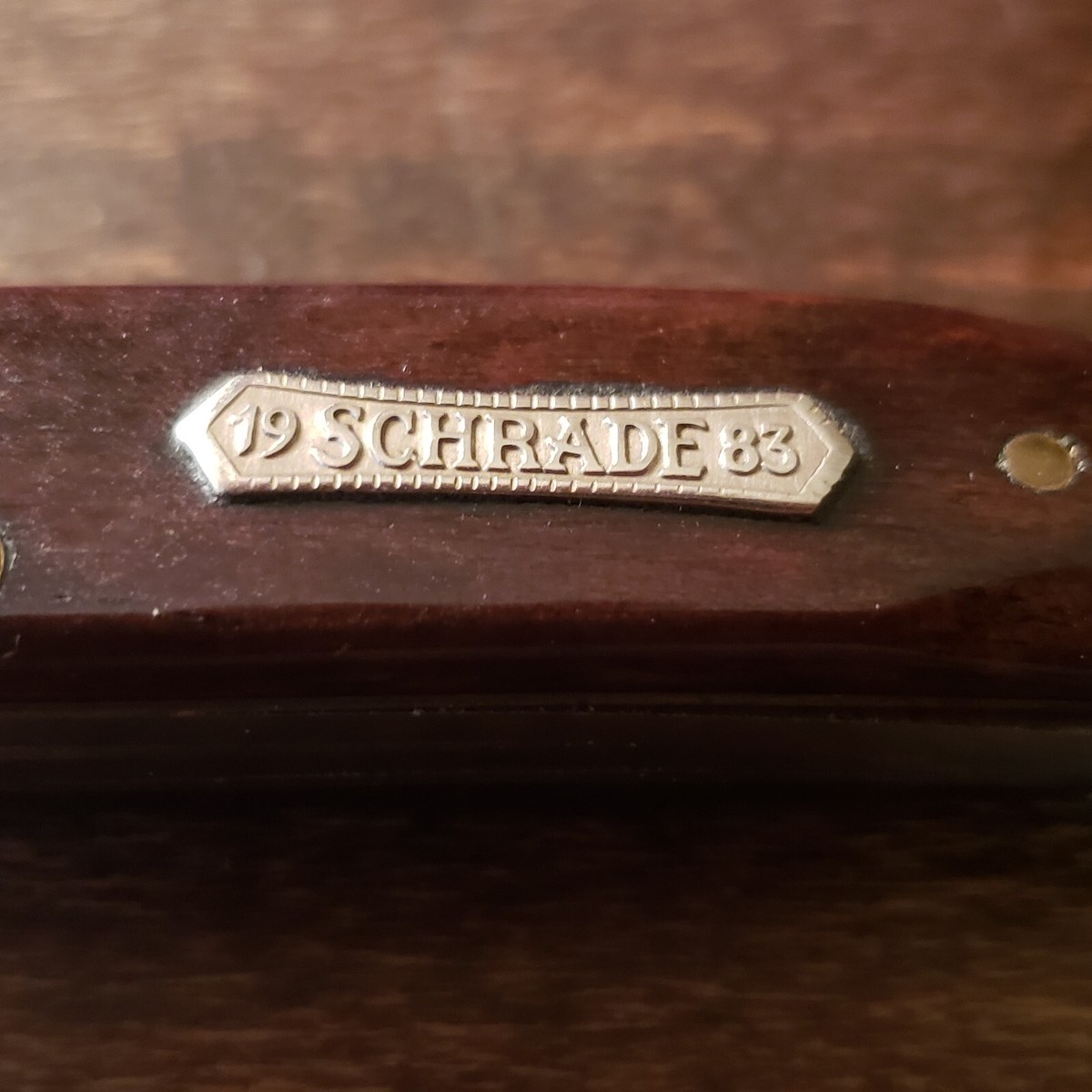 Heritage Schrade+ USA 1983 Everlasting Sharp 7801 Bone Muskrat