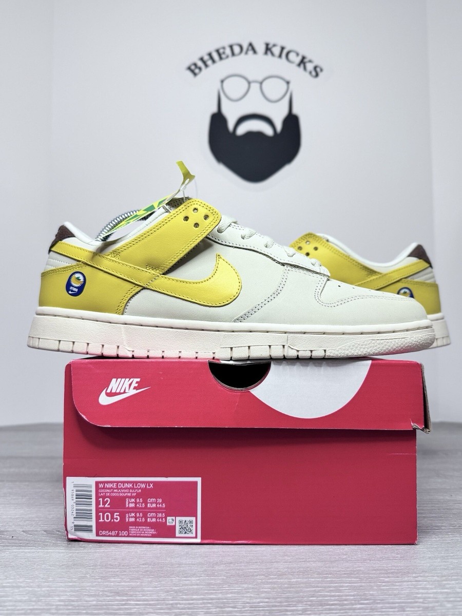 Nike WMNS Dunk Low Banana ナイキ ダンク ロー DR5487-100 Size 12 Womens (10.5 M) - Nike WMNS Dunk Low LX Banana