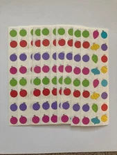 Mrs. Grossman’s Lot Of 10 Strips  MINI ORNAMENTS scrapbooking  Stickers