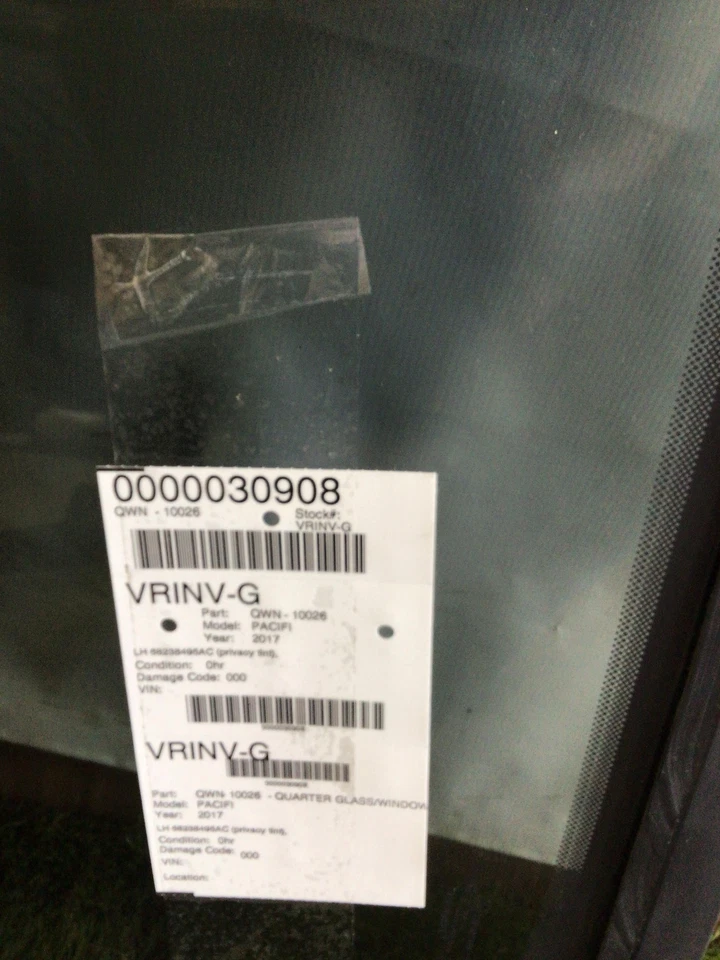 ✅ 2024 CHRYSLER PACIFICA QUARTER GLASS WINDOW LH PN:68238495AC OEM - Image 4 of 4