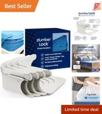 Bed Sheet Holders Heavy-Duty Straps Universal Fit No More Loose Sheets