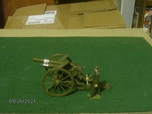 Soldados de juguete de plomo de artillería Britains Boys