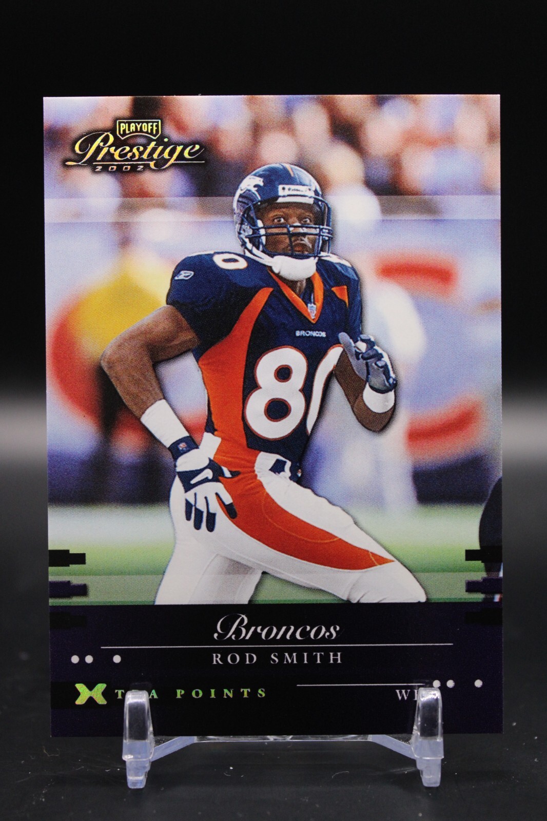 Rod Smith, Denver Broncos, 2002 Playoff, Xtra Points Purple, 016/150, #49