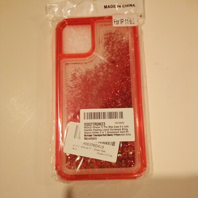 iphone 11 pro max case Sparkle floating liquid quicksand bling