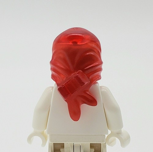 Lego Prototype Trans Red Ninja Wrap Ninjago Headgear Test Print Misprint Error - Picture 2 of 3